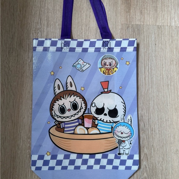 Other - Purple Labubu Cartoon re-useable Gift Bag